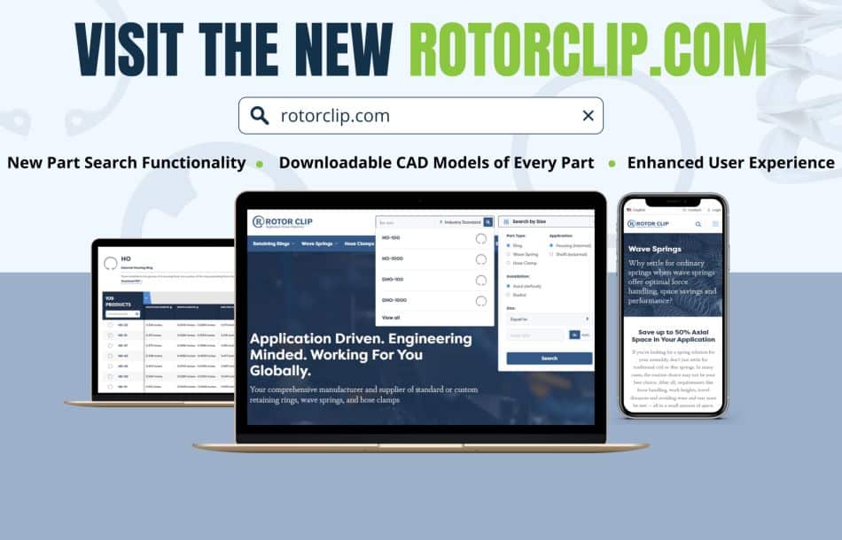 KON_KB_RotorClip_WebsiteLaunch_2023_09_beitragsbild Rotor Clip präsentiert seine neue Website, die ein umfangreiches Produktportfolio an Sicherungsringen, Wellenfedern und Schlauchschellen bietet.