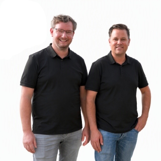 Marcel van de Wiel (li.) und Pieter Treffers von Just Automate