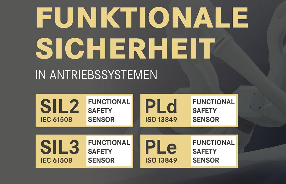 Sichere Drehgeber ohne Lager